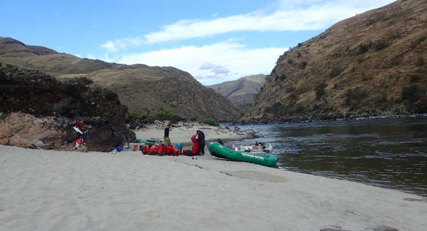 rafting on outdoor leadership course for adults